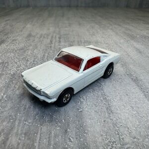 Matchbox #8 Ford Mustang In White Lesney  Superfast Wheels Nice Original